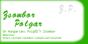 zsombor polgar business card